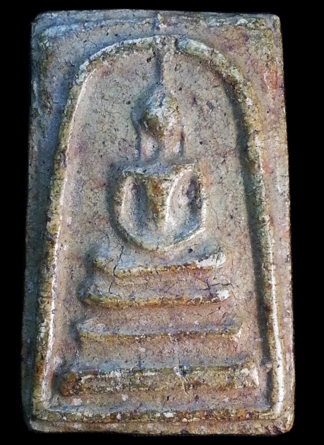 พระสมเด็จวัดระฆังพิมพ์พระประธานฐานแซมเกศทะลุซุ้ม.(Phra-Somdej of Wat Rakang Temple)