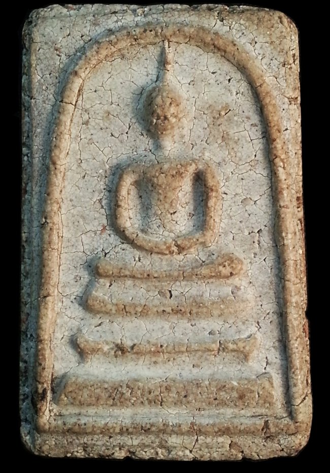พระสมเด็จวัดระฆังพิมพ์ใหญ่เนื้อแตกลายงา มากมวลสาร (Phra-Somdej of Wat Rakang) 