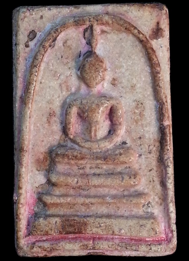 พระสมเด็จวัดระฆังพิมพ์เกศบัวตูม องค์ลงชาดแดง(Phra-Somdej of Wat Rakang Temple) 