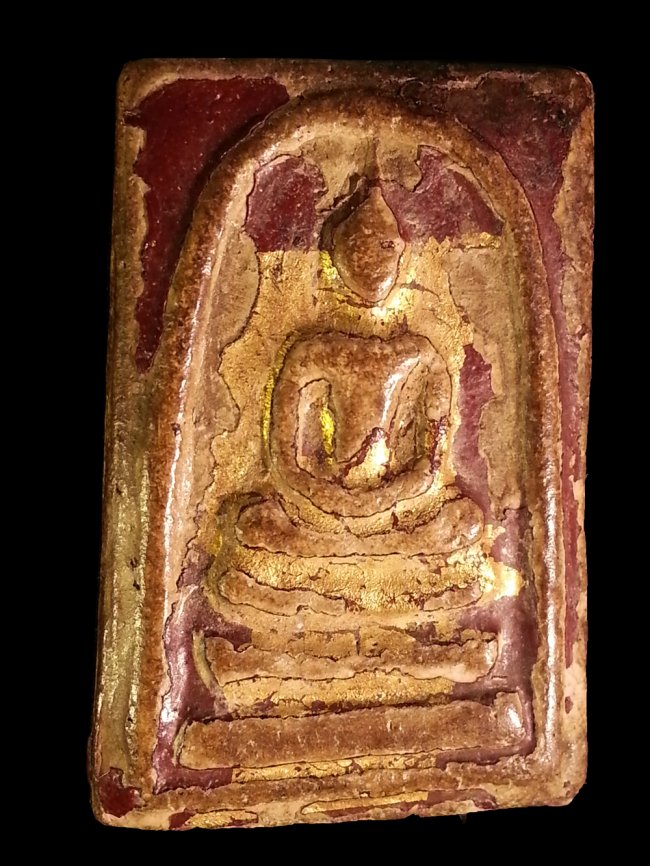 สมเด็จวัดระฆังพิมพ์ใหญ่องค์ปิดทองล่องชาด(Phra-Somdej of Wat Rakang Temple)